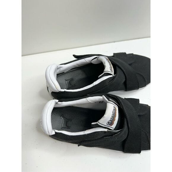 Goats Sneakers Womens Size 8 Black Canvas Crisscross Platform Shoes - Picture 7 of 11